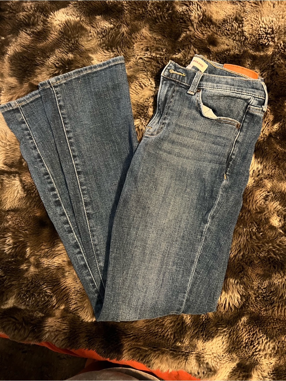 Lucky Brand Medium Blue Flare Jeans